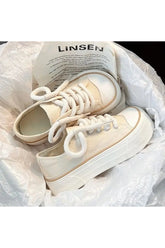 Chaussures à lacets roses